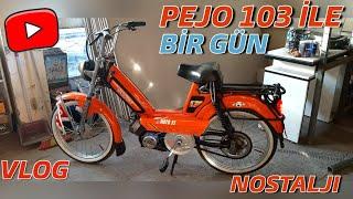 Pejo 103 İle Bir Gün I Vlog I Deneme I #Moto35 #Pejo #Mobilet #Vlog