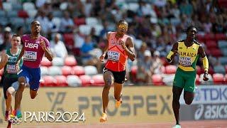 Strong performances from Jamaica, USA, Japan round out men's 400m heat | NBC Sports