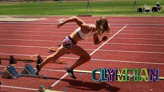 Nadine Visser Hurdle workout & training session for Olympic || workout motivation