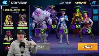 NOT GREAT - FROZEN DIMENSION GAMEPLAY - MARVEL Strike Force - MSF