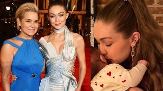 Yolanda Hadid Shares Sweet Photo of Gigi Hadid Kissing Her Baby Girl