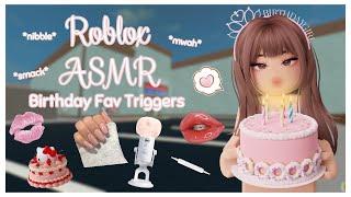 ꒰ Roblox ASMR  ꒱ Birthday Tingles & Nostalgia!  Doing My Favorite Triggers For My B-Day!  𝜗𝜚 ˎˊ˗