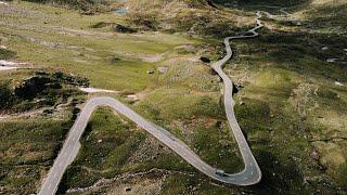 Riding the Flüela Pass, Switzerland