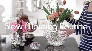 #13 Slow Morning Routine | Making my favourite granola | Refreshing a bouqet | Slow Living in Sweden