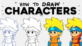 How to Draw Original Characters? (My Process)