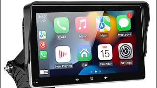 Hinine Portable Wireless Carplay Screen for Car, Apple Carplay & Android Auto