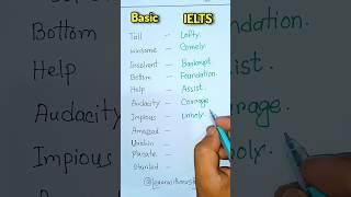 basic vs IELTS ️ #learning #education #spokenenglish #basicgrammer #grammar #vocabulary