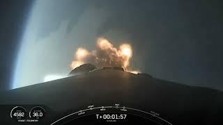 INEDITO! EL COHETE FALCON 9 DE SPACEX SUFRE UNA FALLA DURANTE EL LANZAMIENTO DEL SATÉLITE STARLINK!