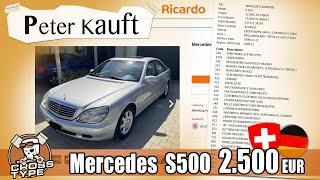 Peter Buys - the cheapest Swiss Mercedes W220 S500 with ZAST in Germany