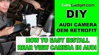 How to Install Backup Camera System CarsGadget Plug and Play OEM retrofit video interface for Audi