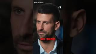 Djokovic on Roger and Rafa: “We are not friends” #djokovic #tennisplayer #sports #tennis