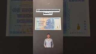 One Hundred Trillion Dollars?!? #currency #inflation #numismatics #papermoney #collecting