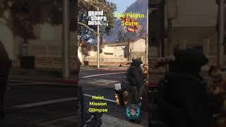 GTA V - The Paleto Score - Heist Mission Glimpse  #gaming #gta5 #gtav #gameplay