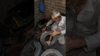 Repairing Dead Tire Into New Like For Reuse