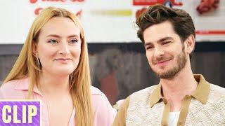 We’re Obsessed With Andrew Garfield & Amelia Dimoldenberg’s Flirty Episode of ‘Chicken Shop Date'