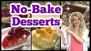 NO BAKE DESSERTS | CHEAP Summertime DESSERT Recipes | CHEAP NO-BAKE Desserts on a BUDGET