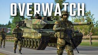 Using REAL TANK TACTICS with Leopard 2A5s & Panzer Grenadiers Platoons to Capture a Town