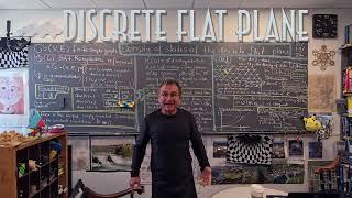 Density of States of the Discrete Flat Plane