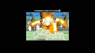 Strongest Wind Style User #naruto #shorts #anime