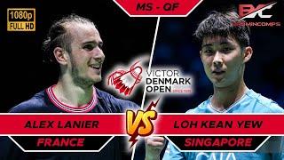 Alex Lanier vs Loh Kean Yew | VICTOR Denmark Open 2024 Badminton | QF