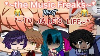 Music Freaks react to Jake's life | Gacha skit