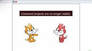 Unshared projects are no longer visible ORIGINAL,