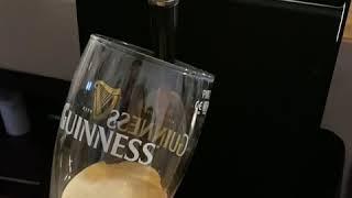 Pouring the perfect Pint of Guinness from a Tap