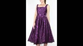 Purple Colour Dresses to Make Your First Impression Glamours |Flower De Fashion