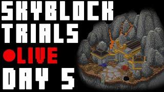 [LIVE] Hypixel Skyblock Trials - Gold Mines [Day 5] (info in description)
