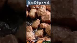 Tahu krispy enak khas sobat dapur #shorts