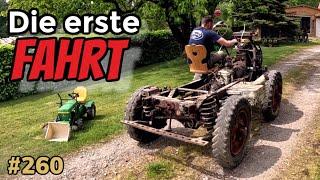 Die ERSTE FAHRT | Motor Top , Getriebe Schrott | UNIMOG 2010 von 1951 | #vlog 260 Steelstyler_81