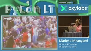 Marlene Mhangami - Python and Creativity and Exploratory Guide PyCon 2023