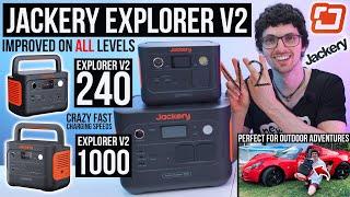 Jackery Explorer 240 & 1000 V2 Review: New Features, Faster Charging & More Power! (+WiFi Control)