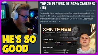 fl0m Reacts to XANTARES as HLTV's Top 15 Player of 2024