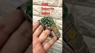 Rolex watch gent's chain watch green colour dail