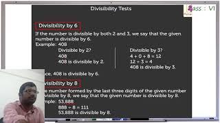 Class 6 Chapter 3 Playing with numbers | Session 3 | Rules of Divisibility