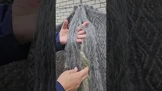 из чего вязать шаль? НИТЬ ИЗ КОЗЬЕГО ПУХА без основы
