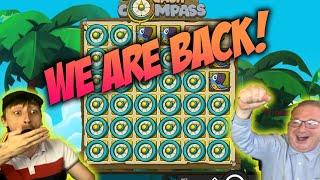 CASH COMPASS EPIC WIN!!! | BIG WINS, LOW STAKE & REAL MONEY!