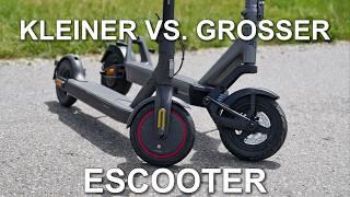 ePF PULSE vs. Xiaomi Pro 2 | small vs. large e-scooter comparison review