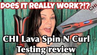 CHI Lava Spin N Curl Testing Review .. Does it really work??