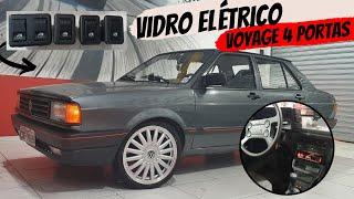 VIDRO ELÉTRICO | TRAVA ELÉTRICA PARA VOYAGE QUADRADO 4 PORTAS | RODAS ARO 17´ "BANANINHA"