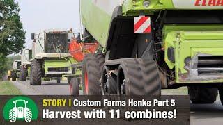 Henke Agricultural Contractors – Grain Harvest + Straw Baling | Fendt & Valtra Tractors | Part 5