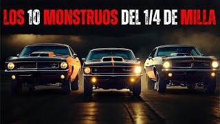 Los 10 MUSCLE CARS MÁS VELOCES del 1/4 de Milla