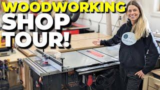 192 Square Foot Woodworking Shop Tour: Small But Highly Functional!