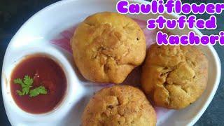 Cauliflower stuffed kachori । Easy  breakfast  recipe। By Champas kitchen