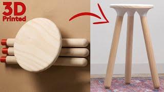 Simple Stool Design with Storage System  || 3D Printed Furniture