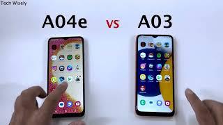 SAMSUNG A04e vs A03  - SPEED TEST