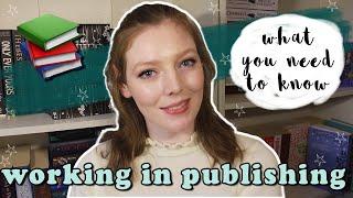 FIVE THINGS YOU NEED TO KNOW BEFORE WORKING IN PUBLISHING! // book publishing job advice 