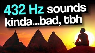 Testing 432 Hz Frequencies (and temperaments)