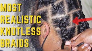 Jumbo KNOTLESS BOX BRAIDS For Beginners | ItsAbeeyola